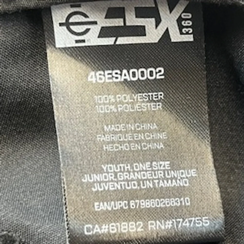 ESX‎ 360 Esports Pro-Wear Gaming Hat Youth Snapback Black Neon Green 46ESA0002